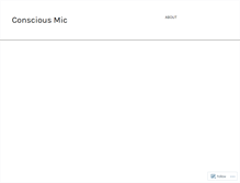 Tablet Screenshot of consciousmic.com